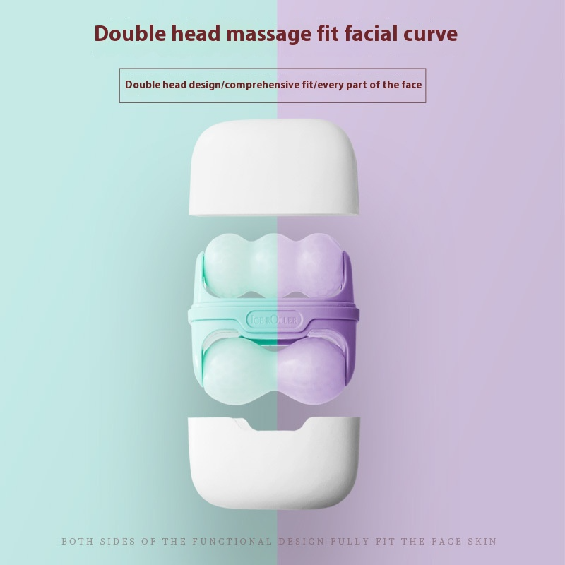 Double-headed Ice Roller Massage Device